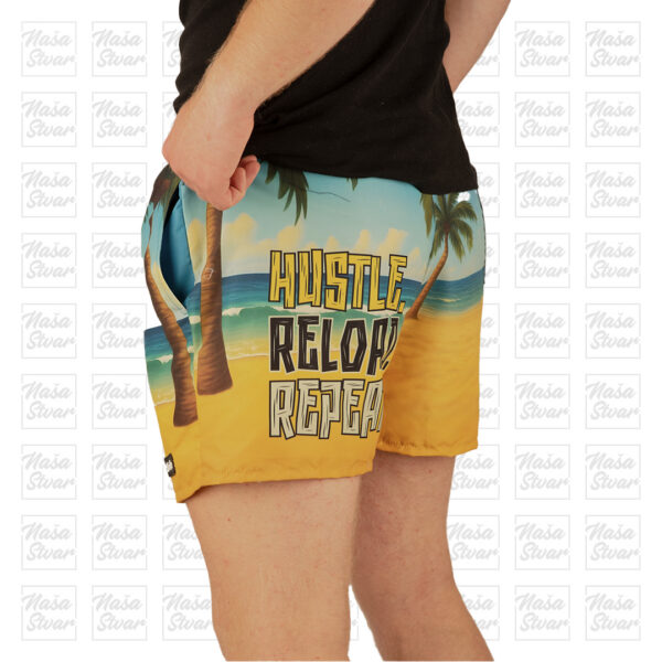 Šorc "Hustle, Reload, Repeat"