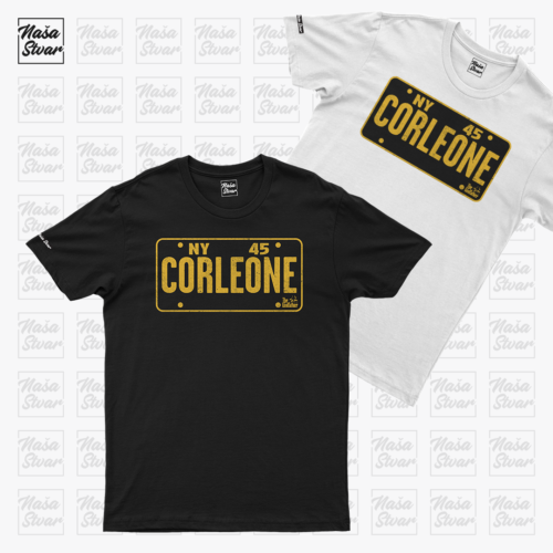 Corleone Plate_obe Majica Corleone NY