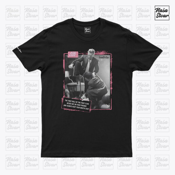 Fight Club x Goodfellas - Crna Majica Fight Club x Goodfellas