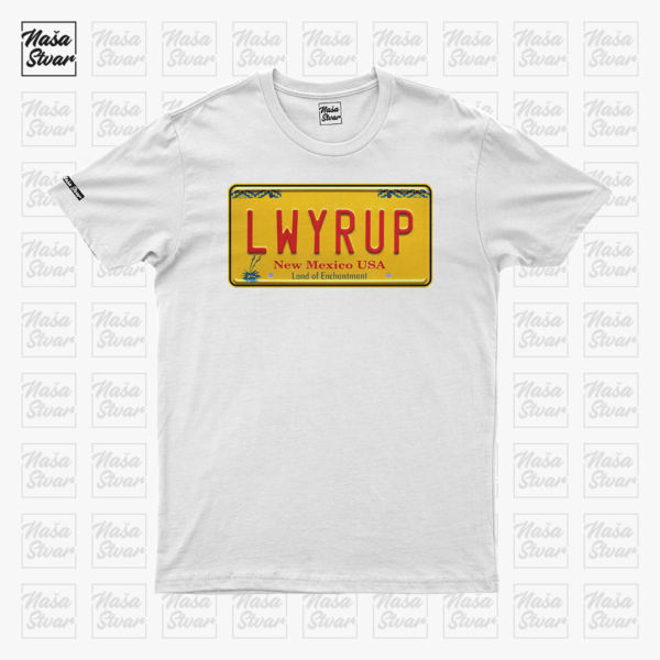 LWYRUP Plate_bela Majica LWYRUP
