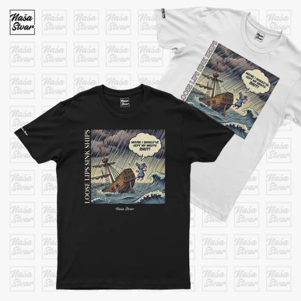 Loose-Lips-Sink-Ships_feed Majica "Loose lips sink ships"