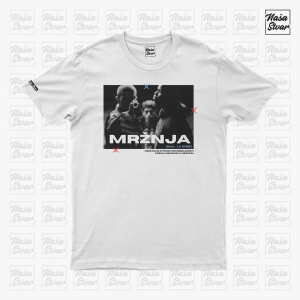 Mrznja-Majica-bela Majica "Mržnja"