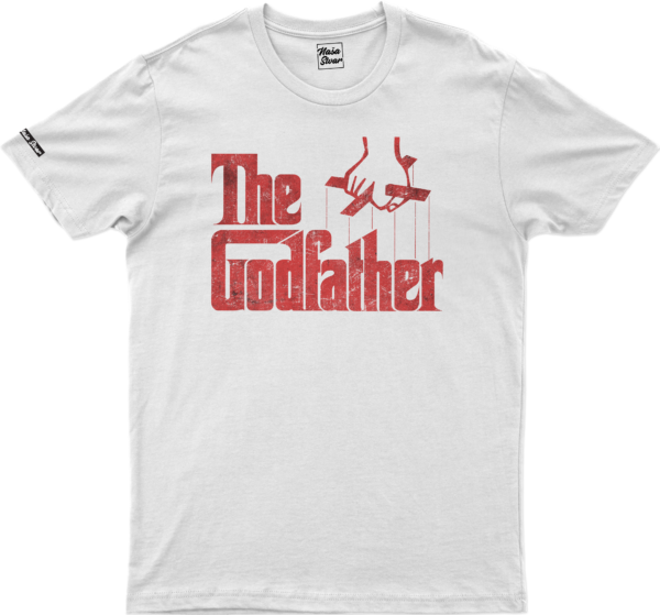 The Godfather Logo_bela Majica The Godfather Logo