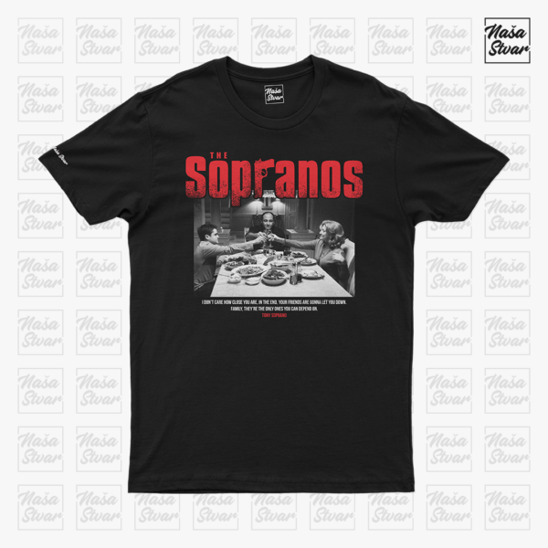 The Sopranos Family - Majica crna Majica The Sopranos Family