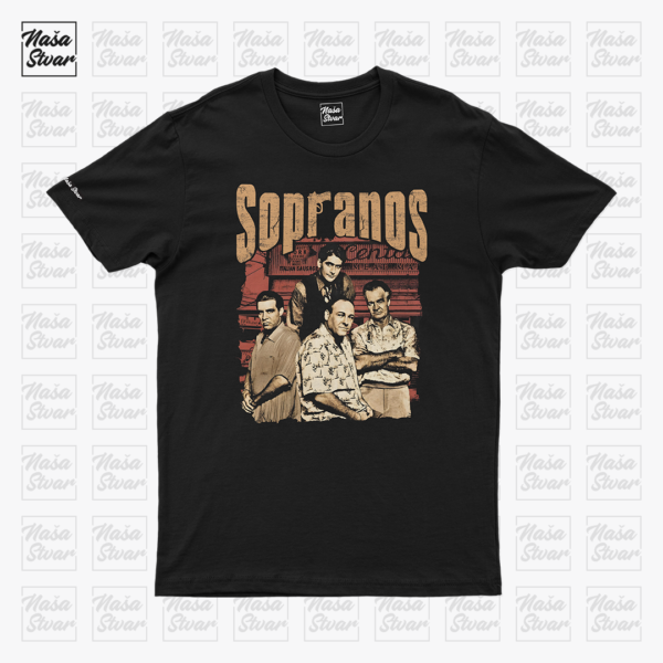 The Sopranos - Majica crna Majica The Sopranos