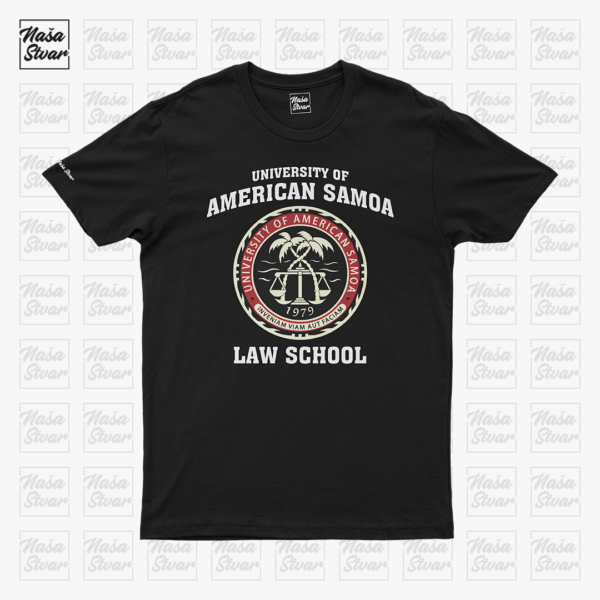 University of American Samoa Law School_crna Majica American Samoa
